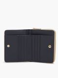 Beige Hilfiger Icon Debossed Zip-Around Flap Wallet  Women