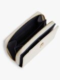 Beige Hilfiger Icon Debossed Zip-Around Flap Wallet  Women