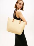 Μπεζ TH Monogram Τσάντα Tote Από Raffia  Γυναίκες