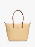 Μπεζ TH Monogram Τσάντα Tote Από Raffia  Γυναίκες