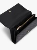 Μαύρο Πορτοφόλι Με Ανάγλυφο Φινίρισμα  Γυναίκες