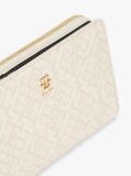 Beige Hilfiger Icon TH Monoplay Bifold Wallet  Women