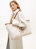 Beige Pure Linen Canvas Tote Bag  Women