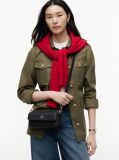 Black Hilfiger Icon Debossed Crossbody Camera Bag  Women