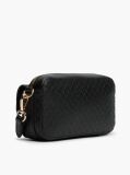 Black Hilfiger Icon Debossed Crossbody Camera Bag  Women