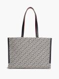 Μπλε TH Monogram Τσάντα Tote Jacquard  Γυναίκες