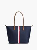 Blue Popette Global Stripe Tote Bag  Women