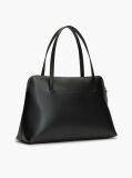 Black Buckle Strap Tote Bag  Women