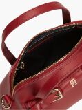 Red Buckle Strap Crossbody Tote Bag  Women