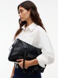 Black Metal Logo Tote Bag  Women
