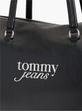 Black Metal Logo Tote Bag  Women