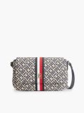 Μπλε TH Monogram Jacquard Essential Τσάντα Χιαστί  Γυναίκες