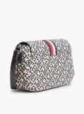Μπλε TH Monogram Jacquard Essential Τσάντα Χιαστί  Γυναίκες
