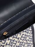 Μπλε TH Monogram Jacquard Essential Τσάντα Χιαστί  Γυναίκες