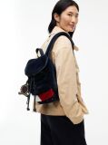 Blue Archive Logo Faux Fur Backpack  Women