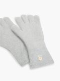 Grey Chic TH Monogram Gloves With Alpaca  Women
