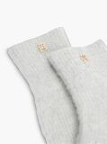 Grey Chic TH Monogram Gloves With Alpaca  Women