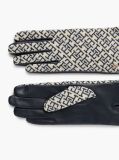 Μπλε TH Monogram Jacquard Δερμάτινα Γάντια  Γυναίκες
