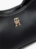 Μαύρο TH Monogram Τσάντα Hobo Χιαστί  Γυναίκες