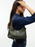 Πράσινο TH Monogram Τσάντα Hobo Χιαστί  Γυναίκες
