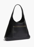 Black Zip Pocket TH Monogram Hobo Bag  Women