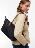 Black Popette Elongated Tote Bag  Women