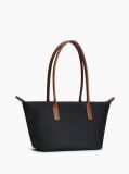 Black Popette Elongated Tote Bag  Women