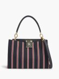 Μπλε TH Monogram Τσάντα Satchel Με Λεπτομέρεια Global  Γυναίκες