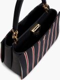 Μπλε TH Monogram Τσάντα Satchel Με Λεπτομέρεια Global  Γυναίκες