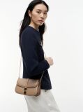 Beige Heritage TH Monogram Chain Crossbody Bag  Women