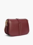 Red Heritage TH Monogram Chain Crossbody Bag  Women
