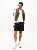 White Long Sleeved Ribbed Organic Cotton T-Shirt.  Men