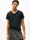 Black V-NECK T-SHIRT  Men