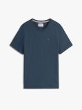 Μαύρο T-Shirt Σε Κανονική Γραμμή Με Κλασική Λαιμόκοψη  Άνδρες