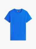 Μπλε T-Shirt Σε Κανονική Γραμμή Με Κλασική Λαιμόκοψη  Άνδρες