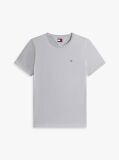 Γκρι T-Shirt Σε Κανονική Γραμμή Με Κλασική Λαιμόκοψη  Άνδρες