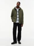 Green Teddy Zip-Thru Hoody  Men