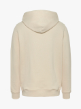 Beige Tommy Badge Drawstring Hoody  Men