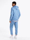 Blue Tommy Badge Drawstring Hoody  Men