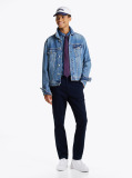 Blue Austin Stretch Cotton Slim Chinos  Men
