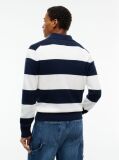 Multi Tommy Flag Slim Polo Jumper  Men