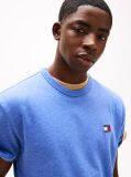 Blue Tommy Badge Crew Neck T-Shirt  Men