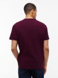 Purple Tommy Badge Crew Neck T-Shirt  Men