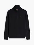 Black Tommy Flag Quarter-Zip Sweatshirt  Men