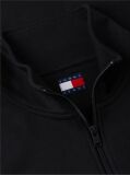 Black Tommy Flag Quarter-Zip Sweatshirt  Men