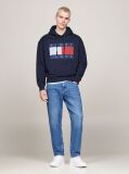 Μπλε Άνετο Hoody Με Σημαία Tommy  Άνδρες