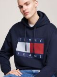 Μπλε Άνετο Hoody Με Σημαία Tommy  Άνδρες