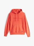 Πορτοκαλί Hoody Με Κεντητό Λογότυπο  Άνδρες