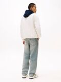 White Essential Flag Patch Jacket  Men