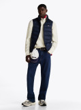 Blue Lightweight Down Zip-Thru Vest  Men